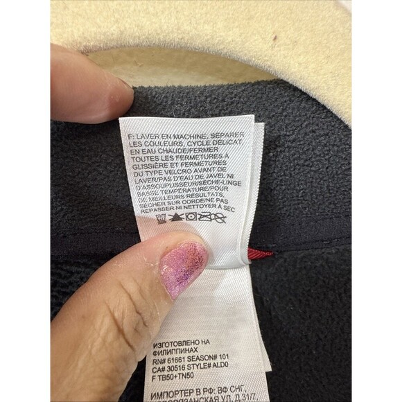 (R3) North Face Men’s Fleece Pullover Sweatshirt Sz XXL,1/4 Zip Long Sleeve Blue - Picture 11 of 14